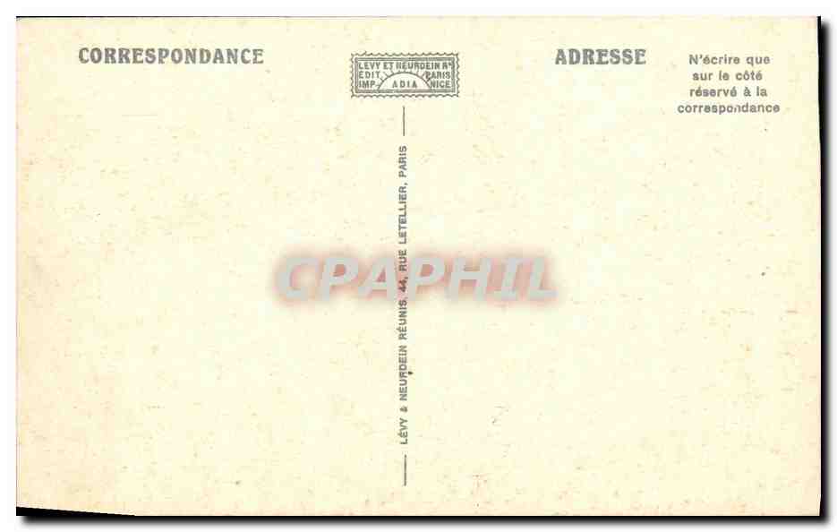 CPA Cap Corse Nonza Le Rocher et la Tour Genoise — Rückseite