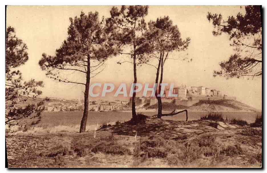 Calvi - La Ville, vue de Calvi-Plage — La Corse, île de beauté — Les Éditions d'Art YX-DY, Paris