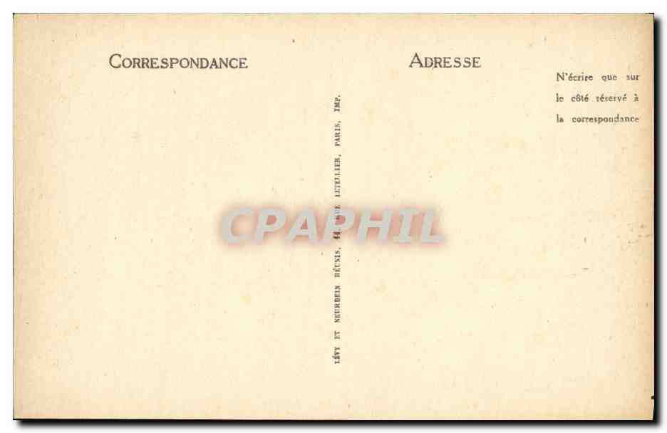 CPA Bastia La Vieille et la Citadelle — Back