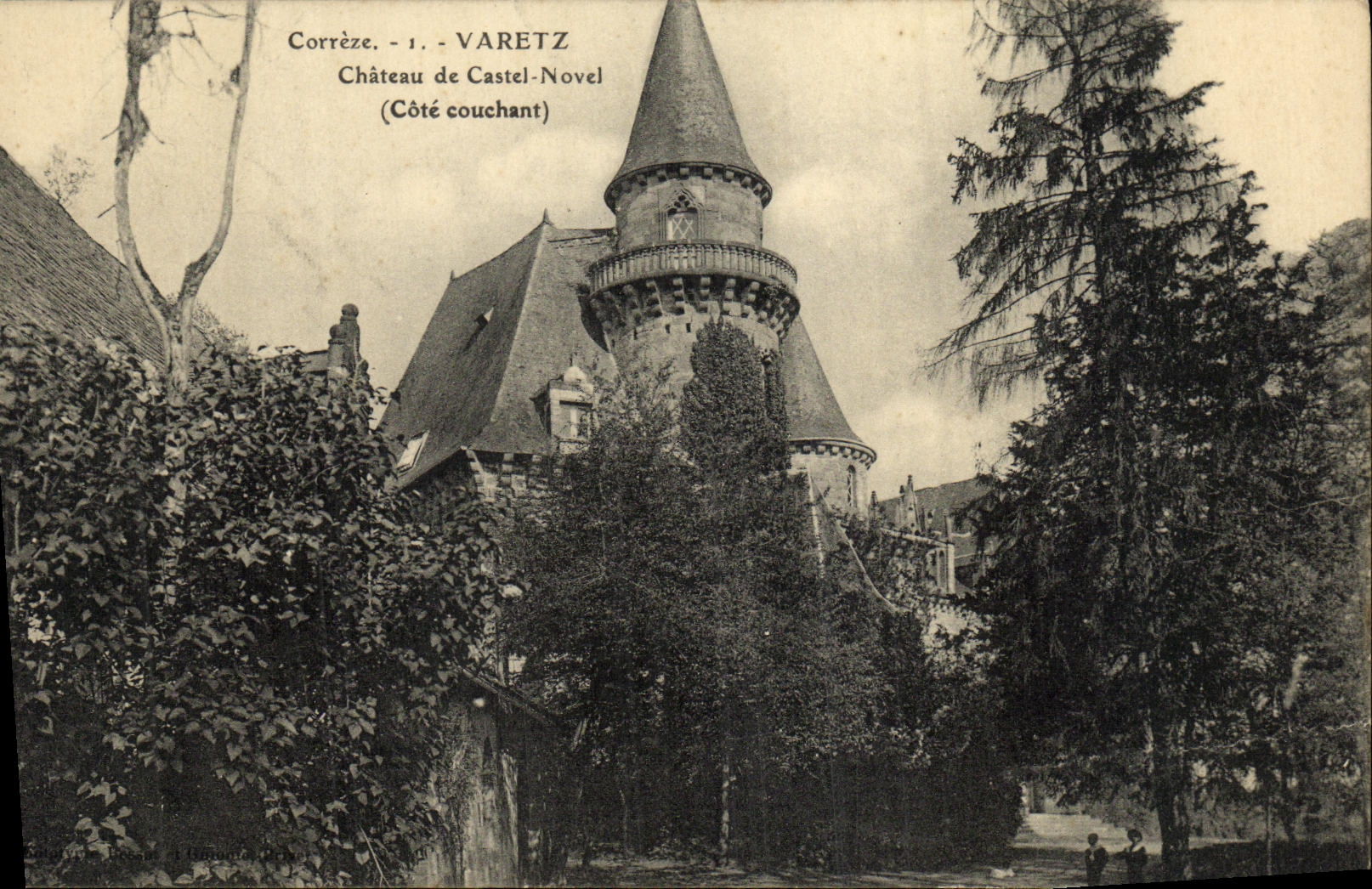 CPA Correze Varetz Chateau de Castel Novel