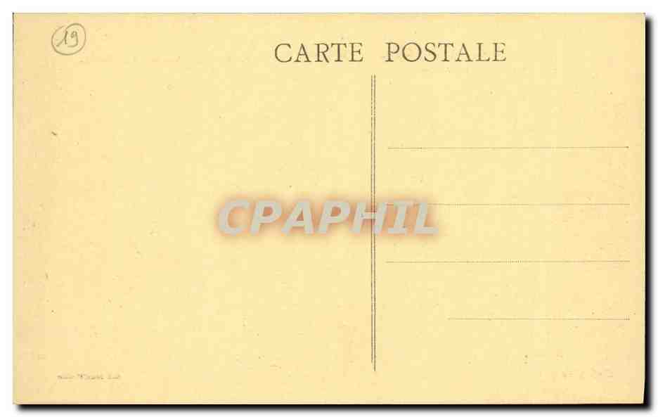 CPA Bort les Orgues Le Chateau de Pierrefitte derniere residence des seigneurs de Bort — Rückseite