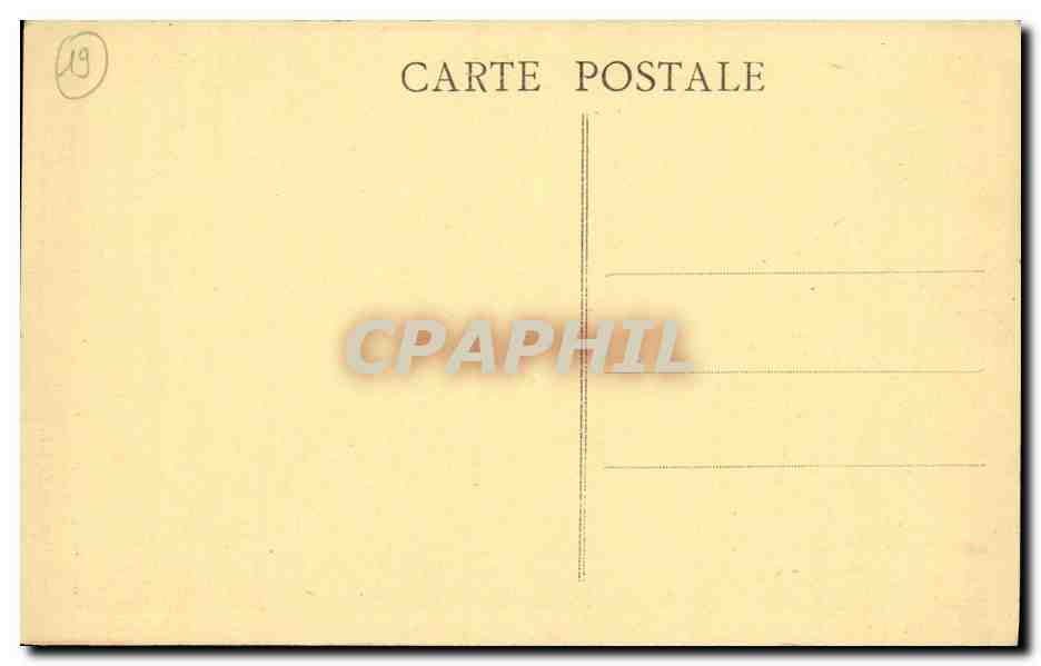 CPA Bort les Orgues La Rhue Le saut de la Saule — Rückseite
