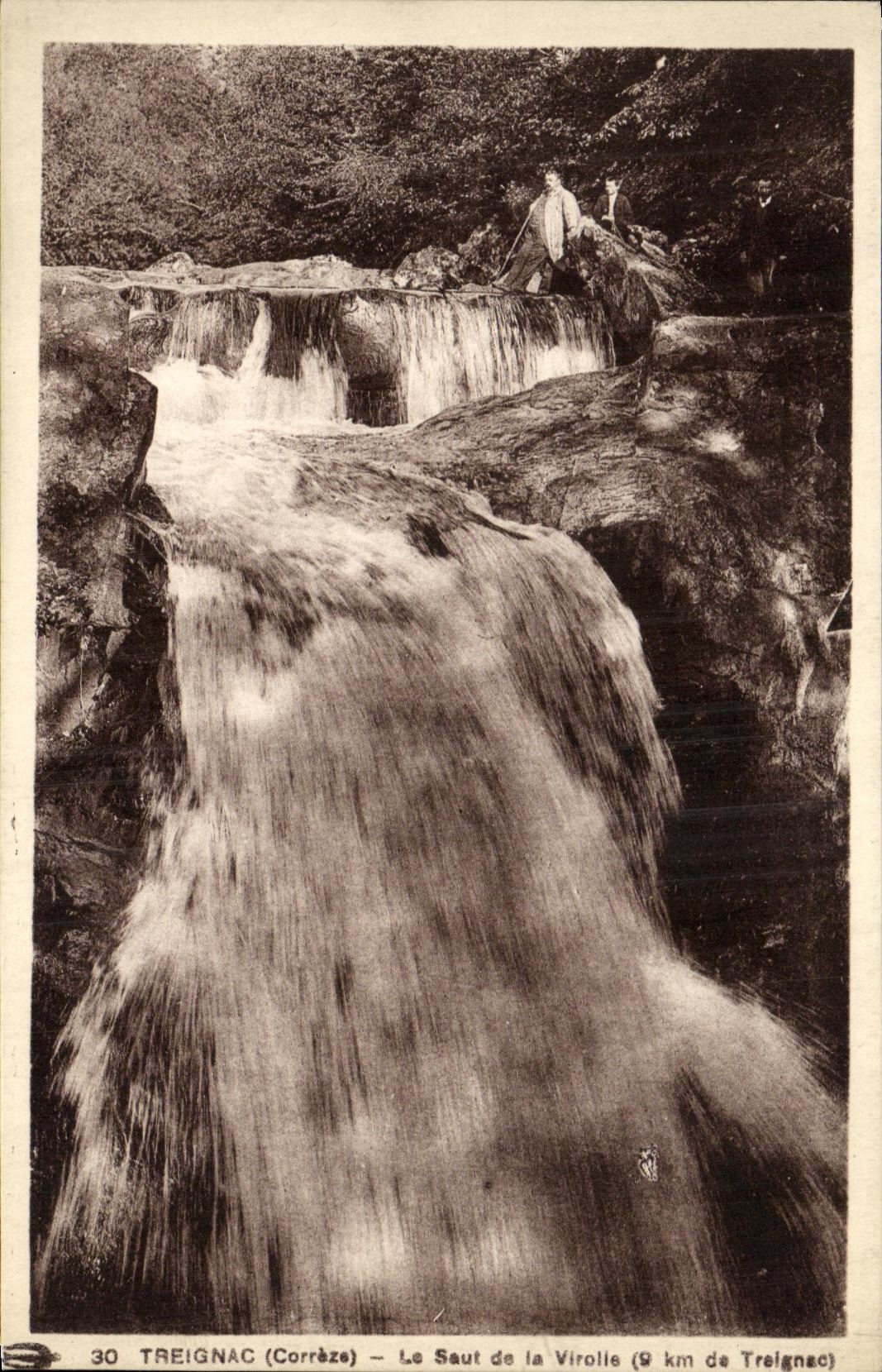 CPA Treignac Le Saut de la Virolle