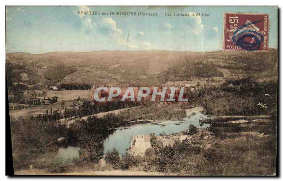 CPA Beaulieu sur Dordogne Les coteaux d Altillac 