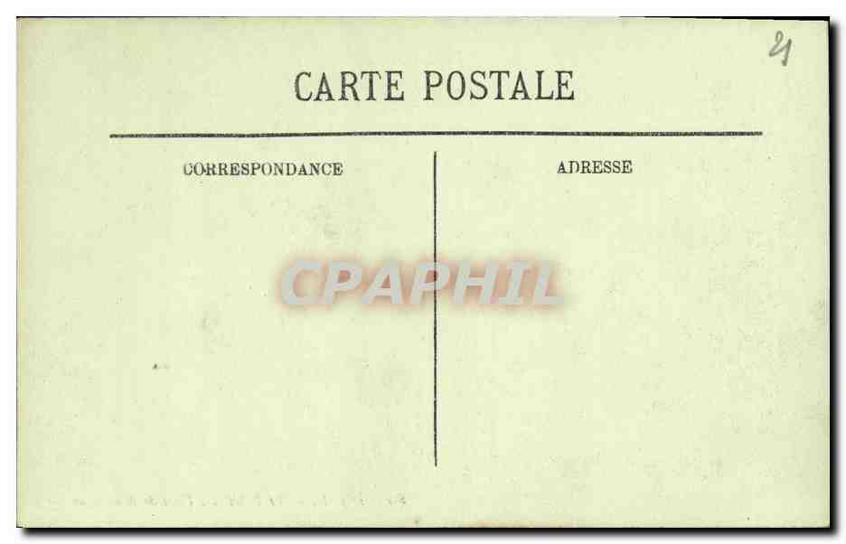 CPA Dijon La Palais des Ducs de Bourgogne — Verso