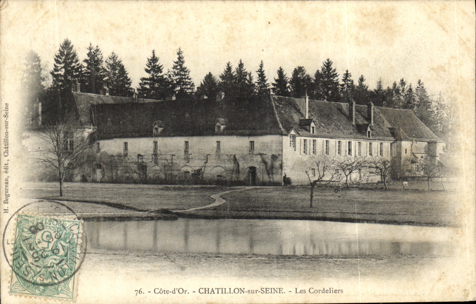 CPA Cote d Or Chatillon sur Seine Les Cordeliers