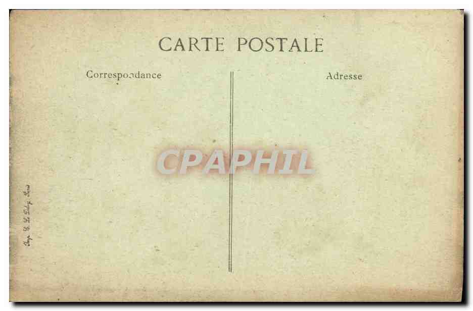 CPA Chatillon Seine Place de l Eglise — Back