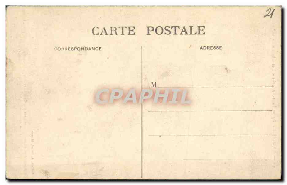 CPA Saulieu Eglise Saint Andoche Les Chapiteaux Xll e siecle — Rückseite