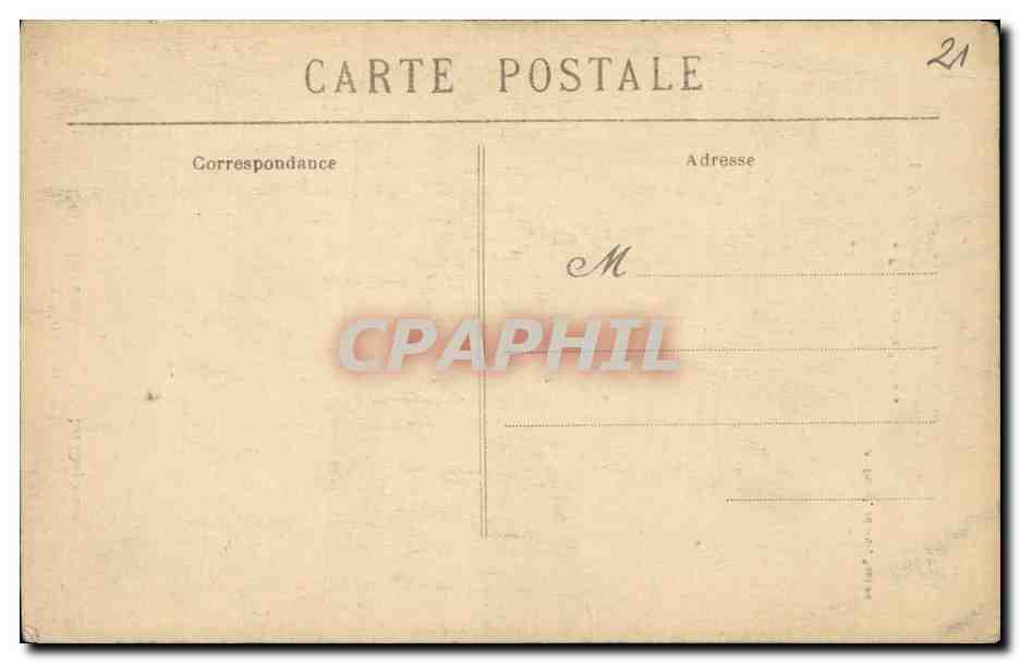 CPA En Morvan Saulieu Eglise Saint Andoche Les Chapiteaux Pendaison de Judas — Rückseite