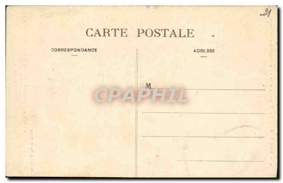CPA Saulieu Eglise Saint Andoche Les Chapiteaux Xll e siecle — Rückseite