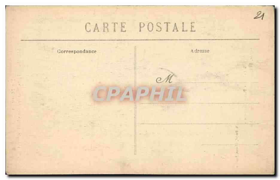 CPA En Morvan Saulieu Eglise Saint Andoche Les Chapiteaux Les sept peches capitaux — Rückseite
