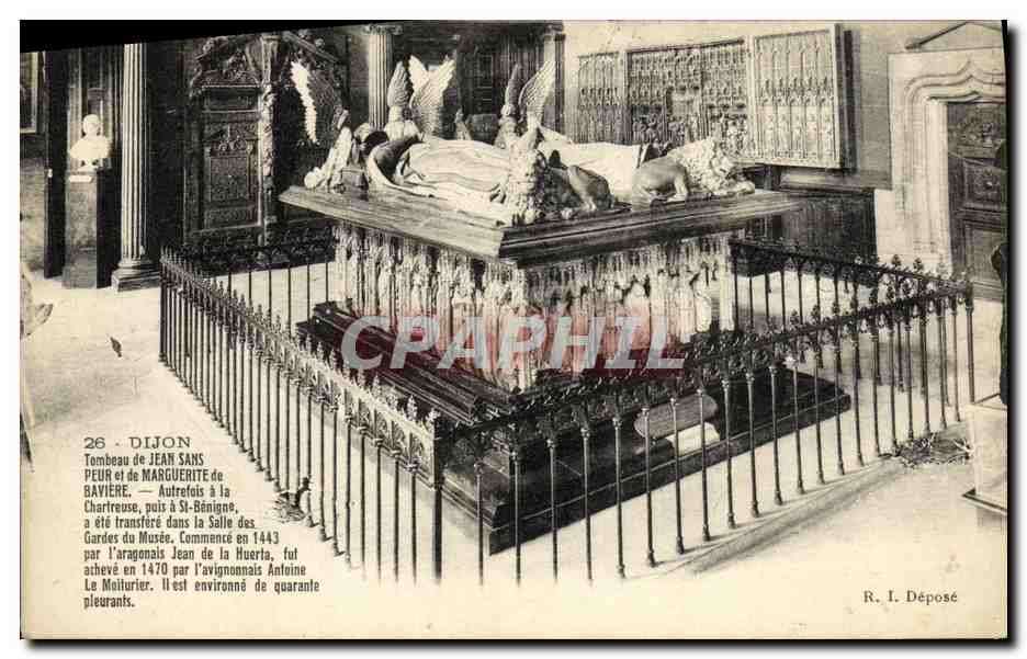 CPA Dijon Tombeau de Jean Sans Peur de Marguerite de Baviere