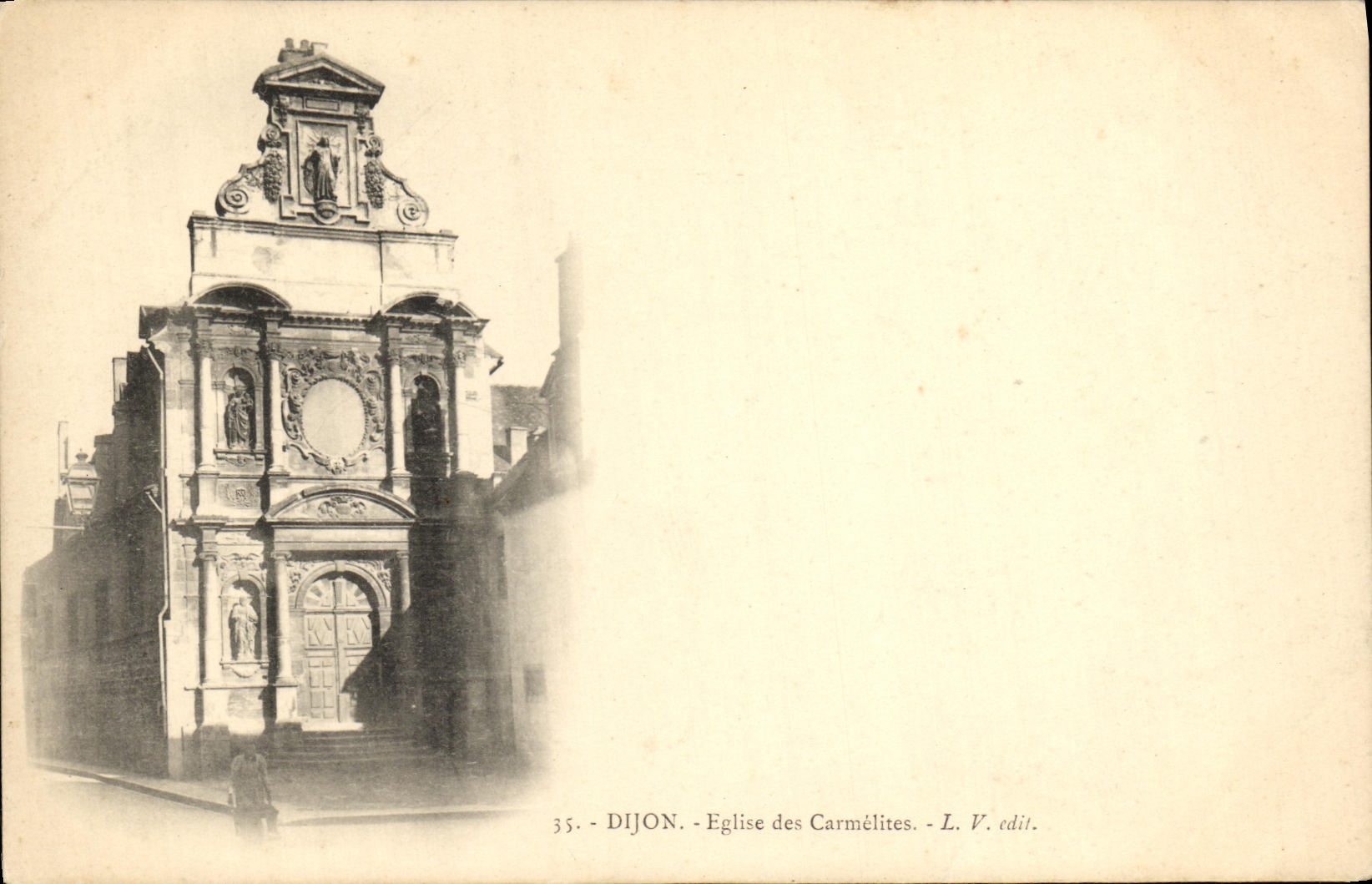 CPA Dijon Eglise de Carmelites