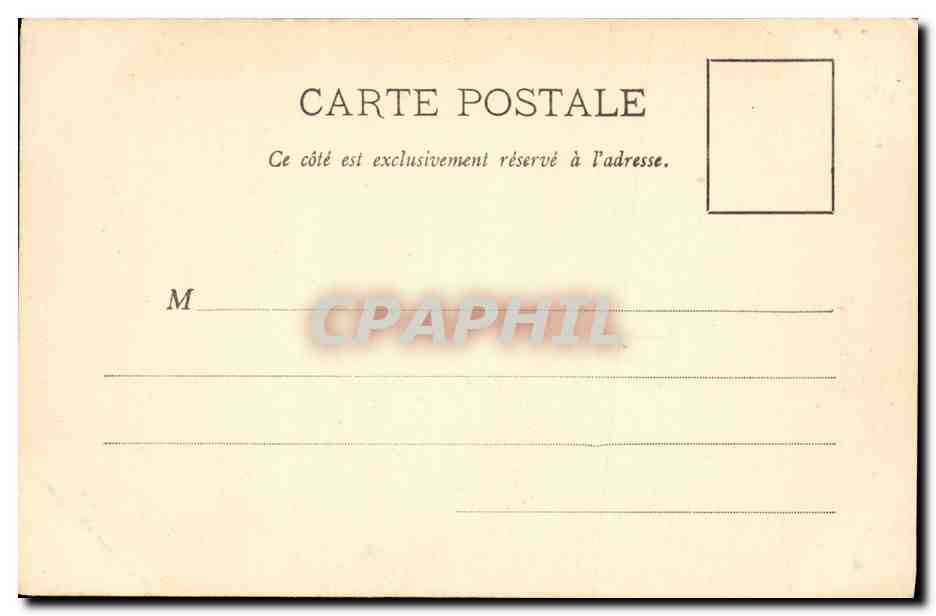 CPA Dijon Eglise de Carmelites — Verso