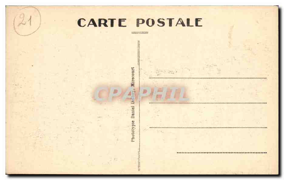 CPA Dijon Vue generale prise de la Tour des Ducs — Rückseite