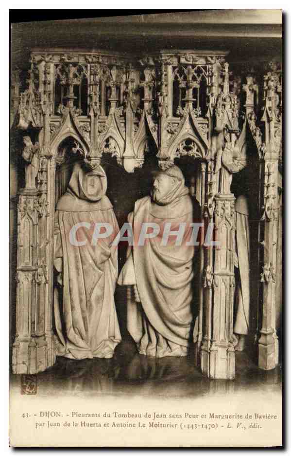 CPA Dijon Pleurants du Tombeau de Jean sans Peur et Marguerite de Baviere