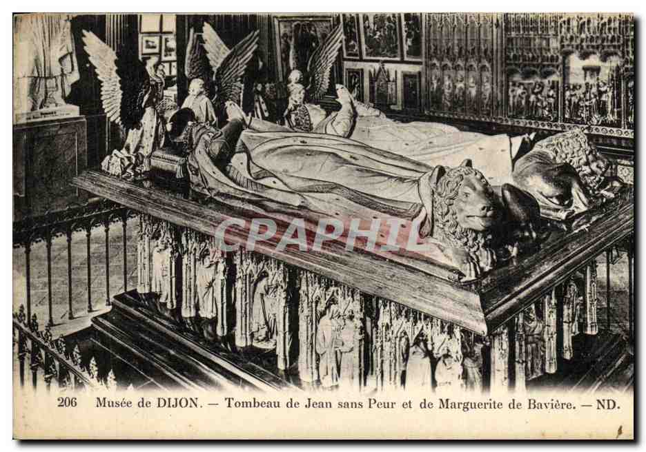 CPA Dijon Tombeau de Jean Sans Peur et de Marguerite de Baviere