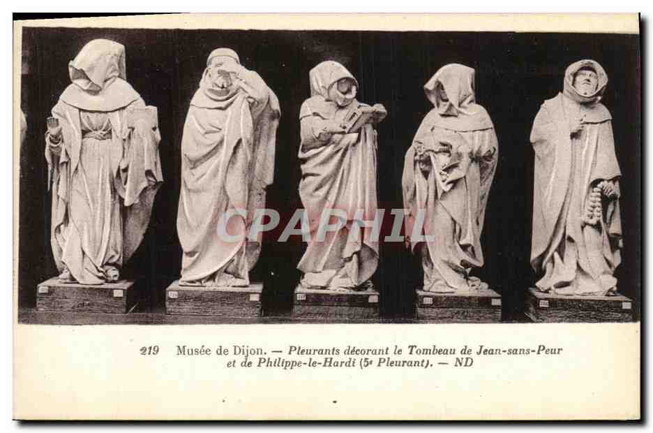 CPA Dijon Pleurant decorant le Tombeau de Jean Sans Peur et de Philippe le Hardi