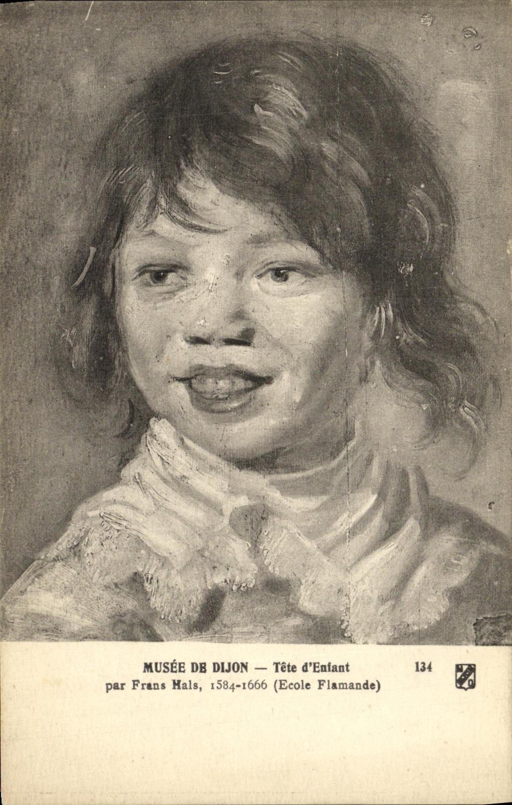 CPA Dijon Musee De Tete d Enfant par Frans Hals Ecole flamande