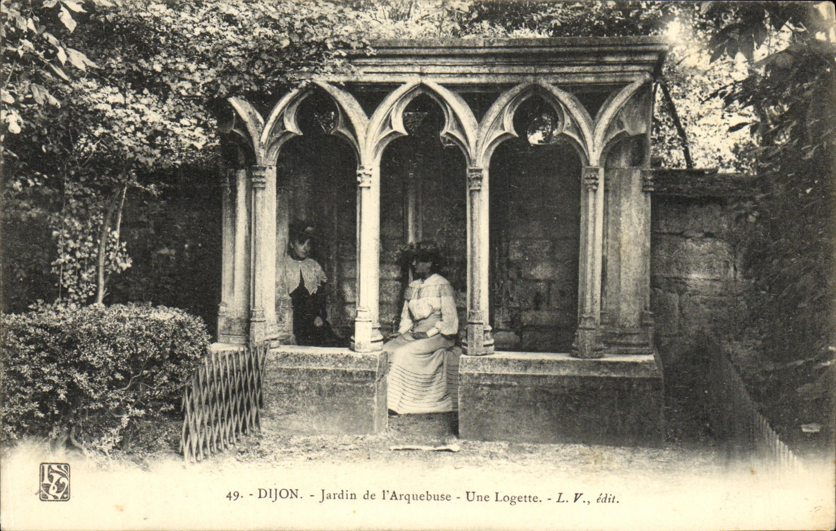 CPA Dijon Jardin de l Arquebuse Une Logette