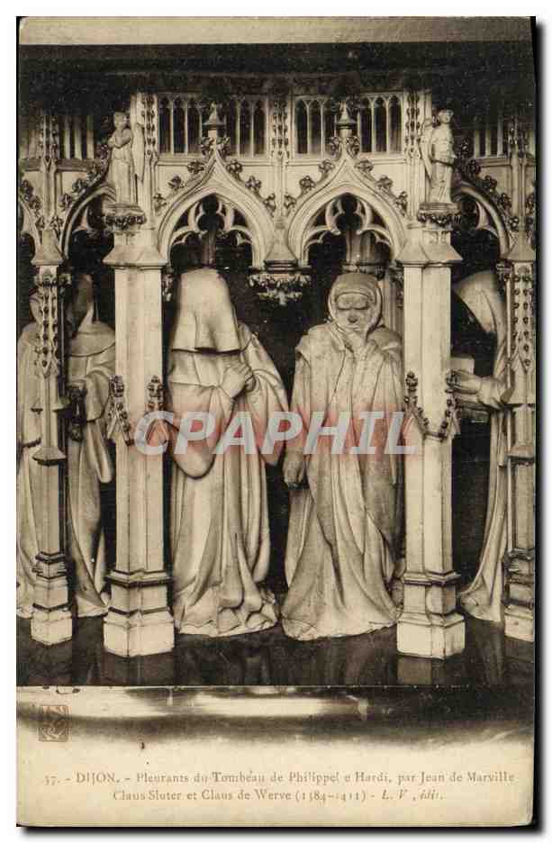 Dijon - Pleurants du Tombeau de Philippe et Hardi, par Jean de Marsville