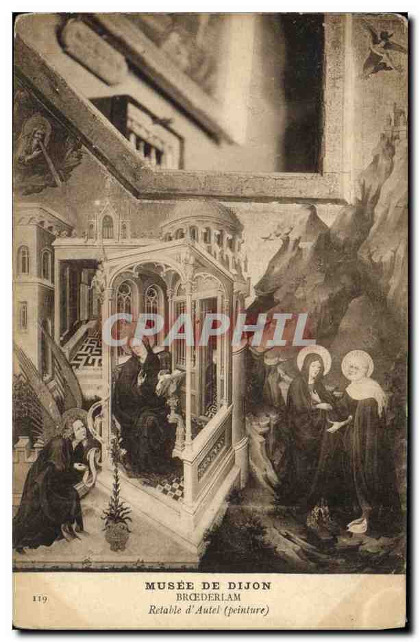 CPA Musee de Dijon Broederlam Retable d Autel 