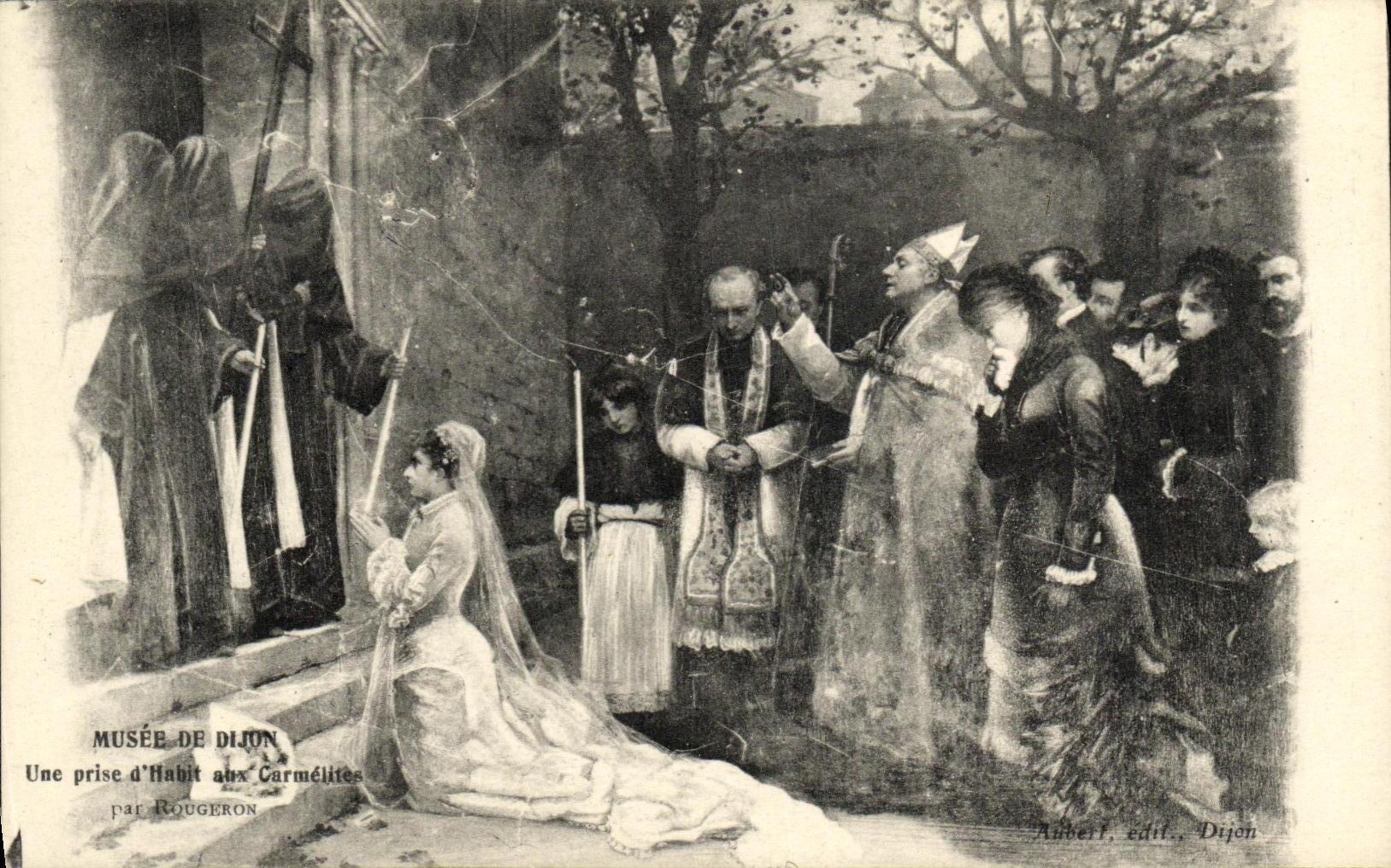 CPA Musee de Dijon Une prise d Habit aux Carmelites 