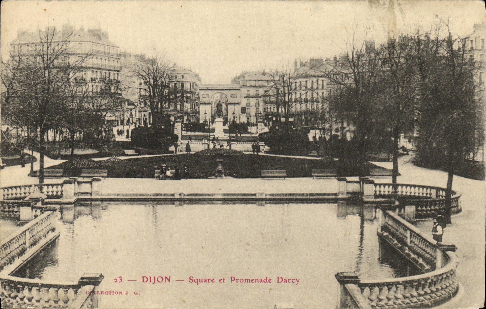 Dijon — Square et Promenade Darcy — Collection J.G.