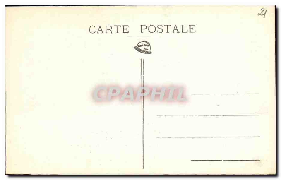 CPA Musee de Dijon Retable d autel en bois dore — Rückseite