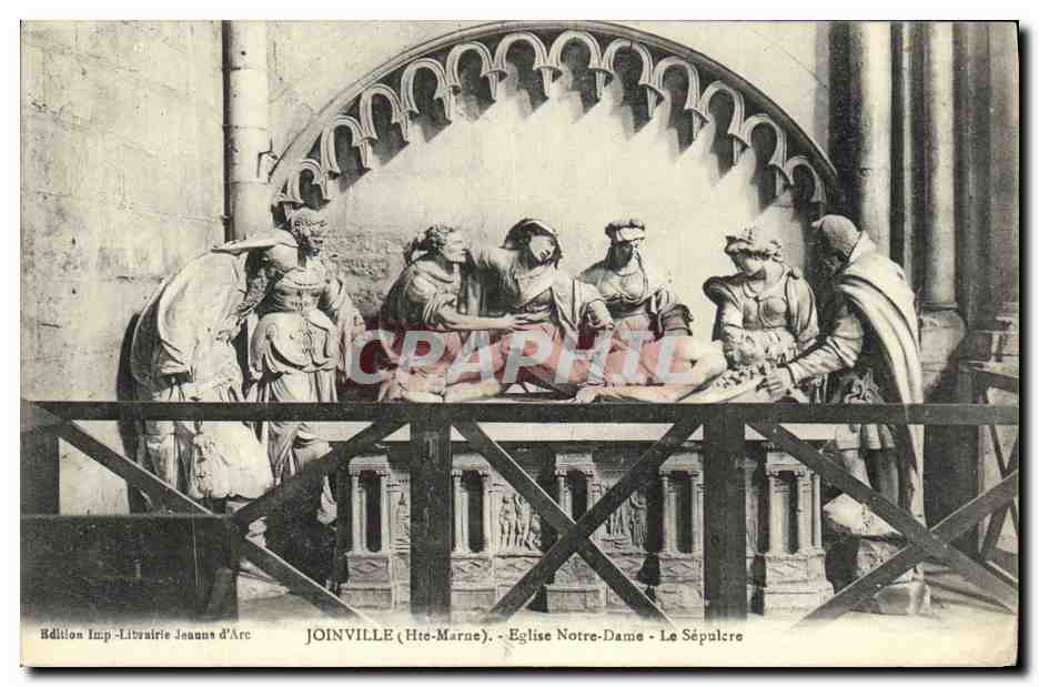 CPA Joinville Eglise Notre Dame Le Sepulcre
