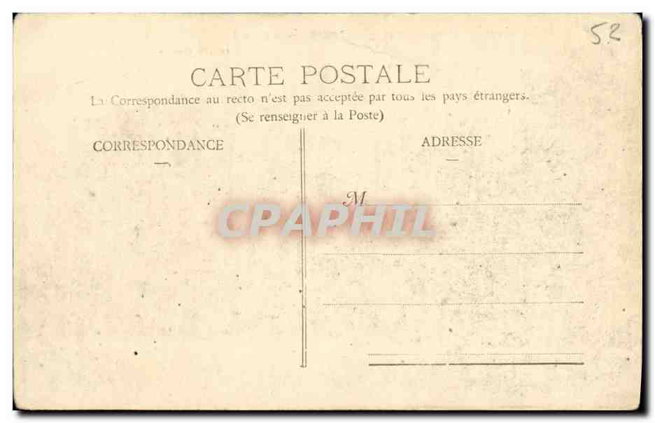 CPA Bourbonne Les Bains Buvette et Etabissement Thermal — Rückseite