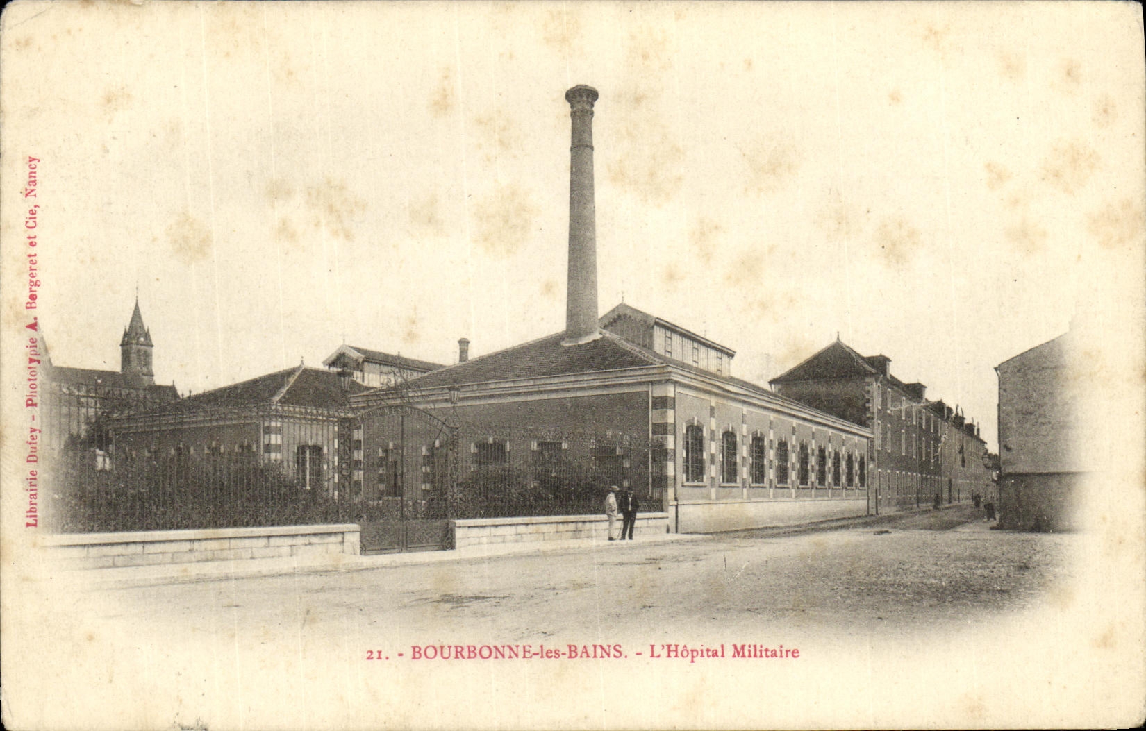 CPA Bourbonne Les Bains L hopital militaire