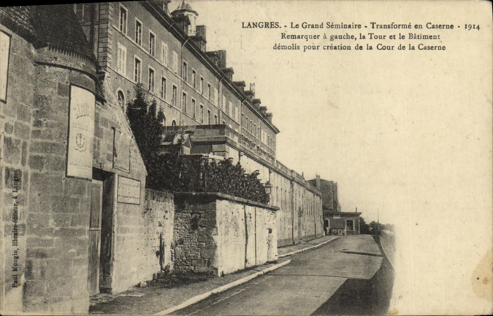 Langres - Le Grand Séminaire - Transformé en Caserne - 1914