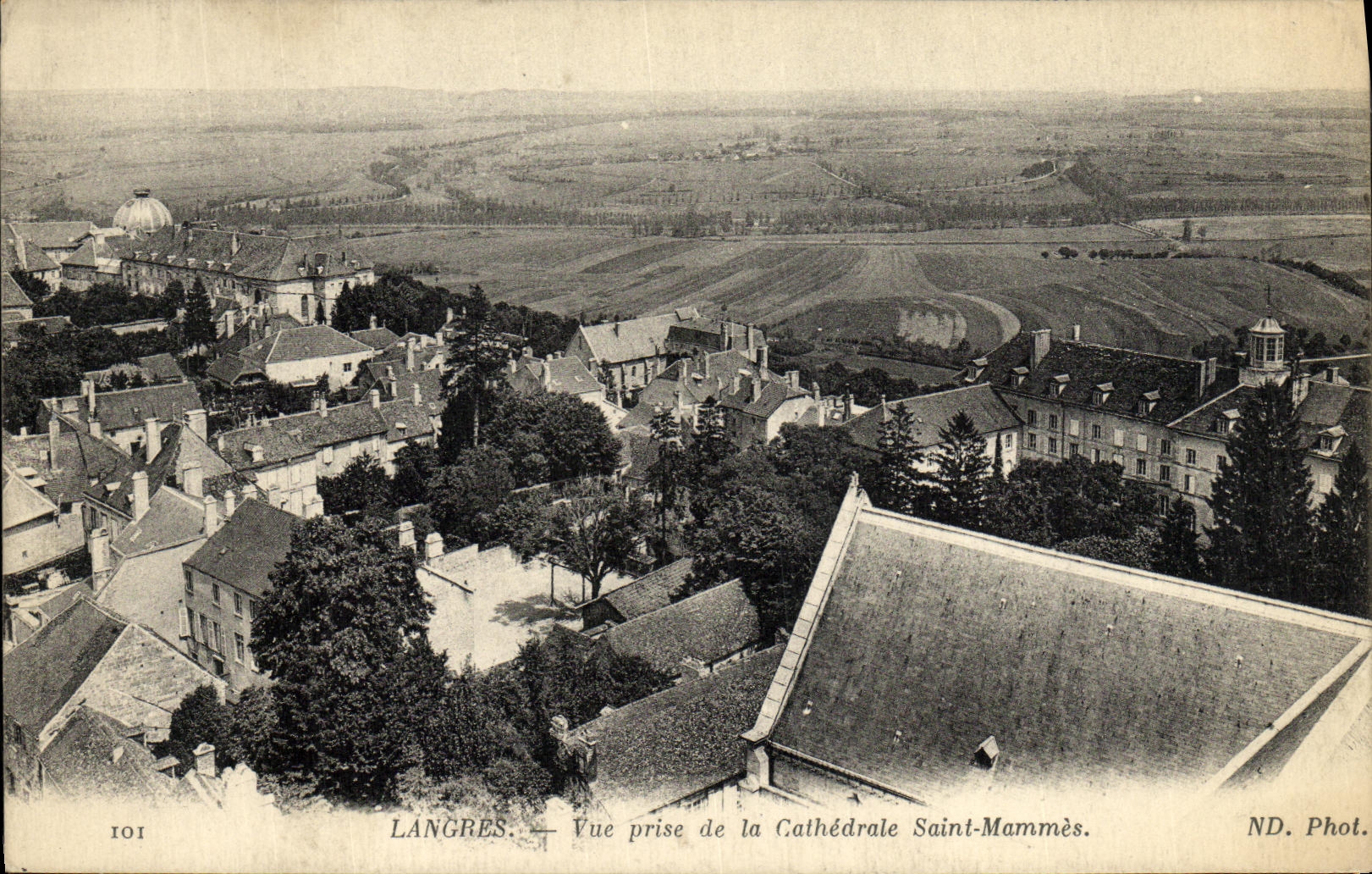 Langres — Vue prise de la Cathédrale Saint-Mammès — ND. Phot. n°101