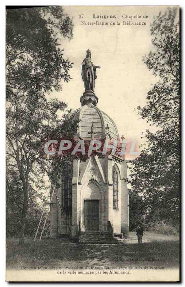 Langres - Kapelle Notre-Dame de la Délivrance — Verlag 'Éditeur de Langres' n°27