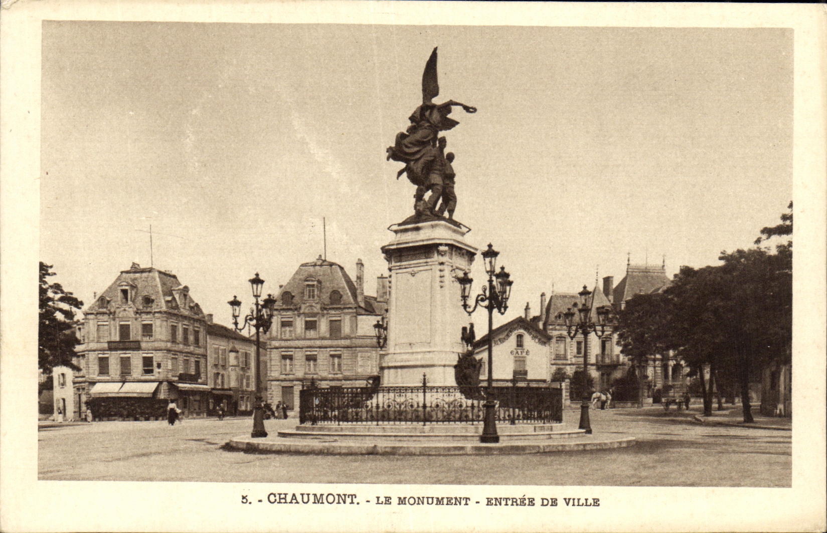 Chaumont - Le Monument - Entrée de Ville — P. Scordel, éditeur, n°5