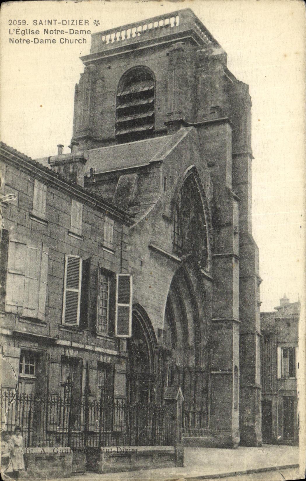 CPA Saint Dizier L Eglise Notre Dame 