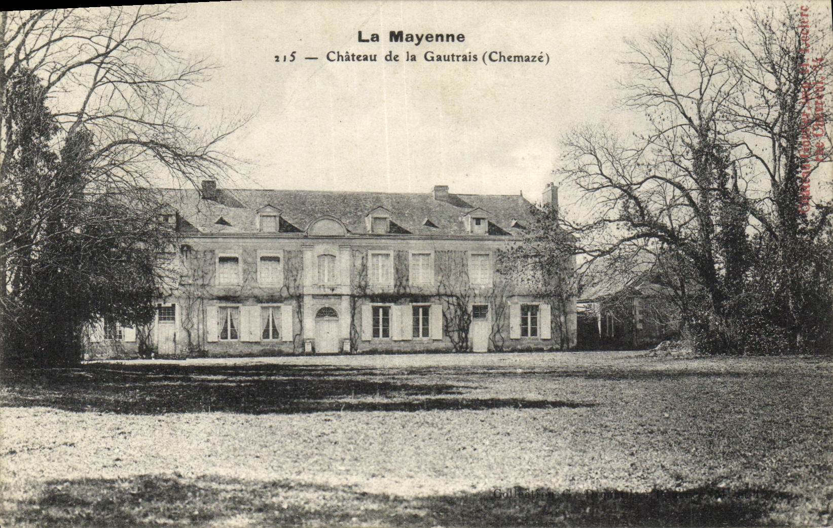 CPA La Mayenne Chateau de la Gautrais Chemaze