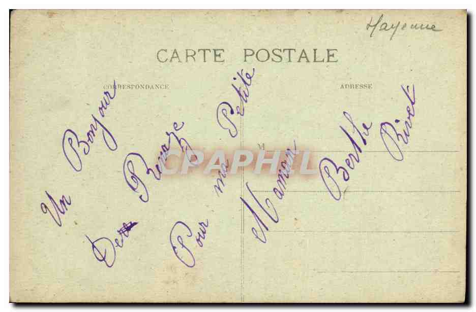 CPA Renaze Les Ardoisieres — Rückseite