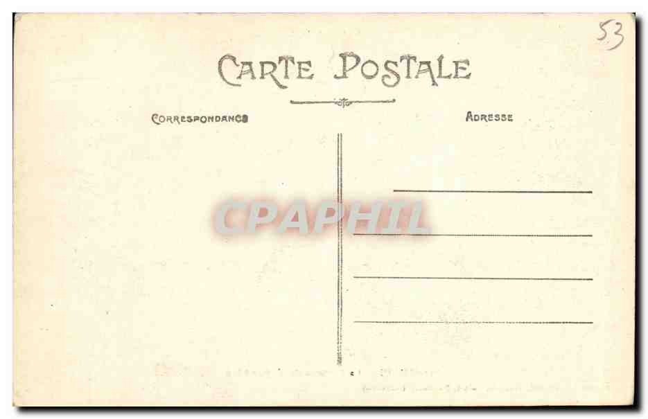 CPA Pontmain La Colonne de l Apparition — Rückseite