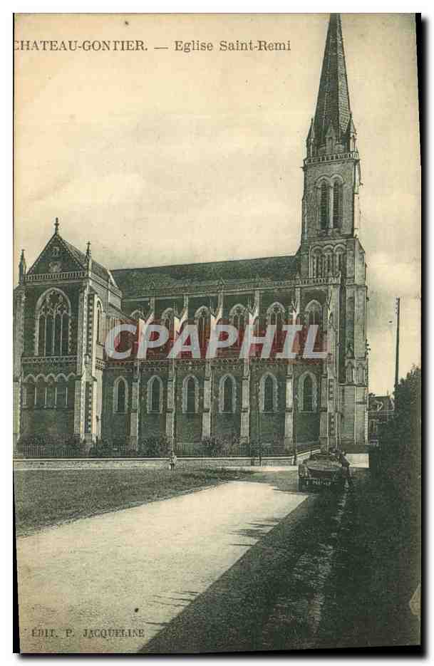 Château-Gaonier — Église Saint-Remi — Édit. P. Jacqueline