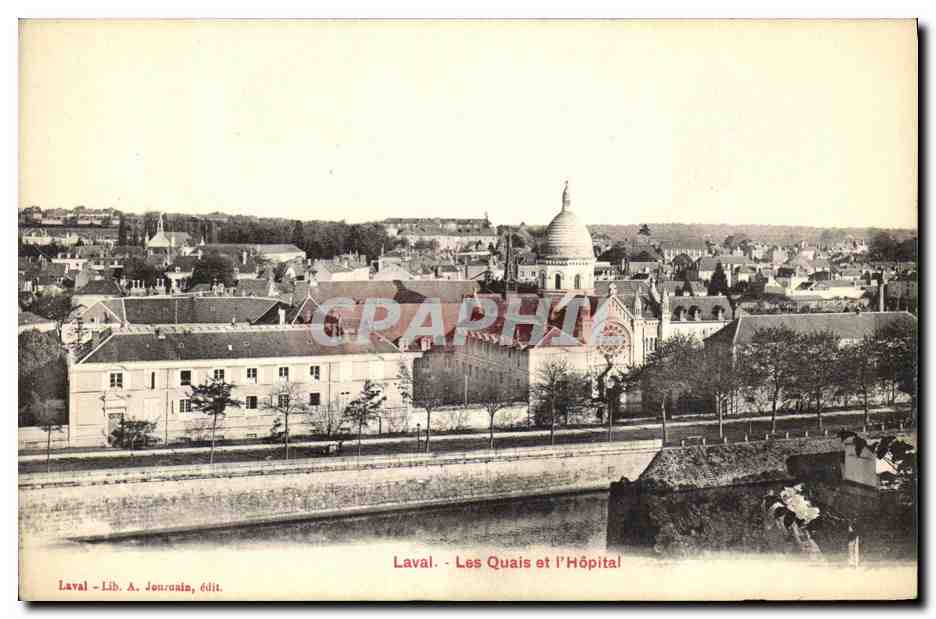 CPA Laval Les Quais et l Hopital