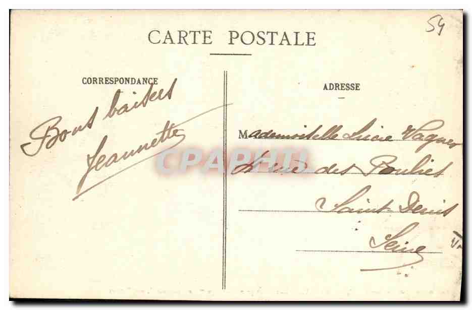CPA Nancy Place Saint Jean Group Le Souvenir Par Dubois Alsace lorraine — Rückseite