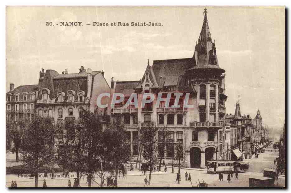 NANCY — Place und Rue Saint-Jean — Fotografie von Humbliot et Cie, Nr. 20