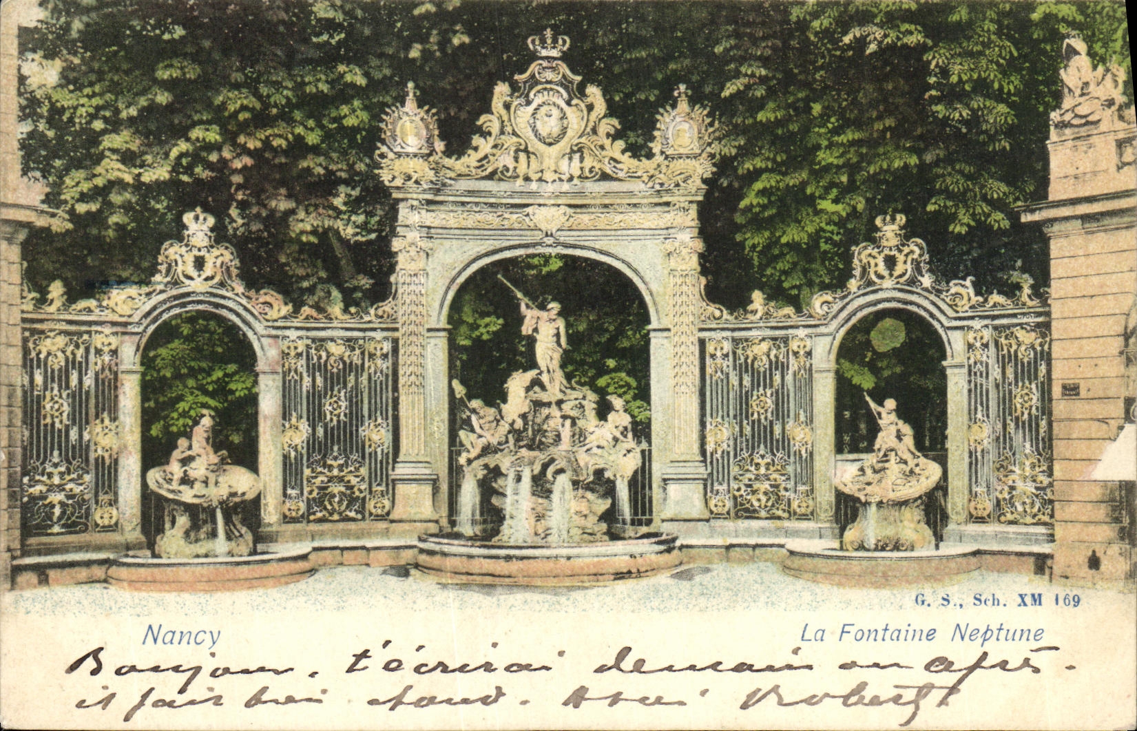 CPA Nancy La Fontaine Neptune