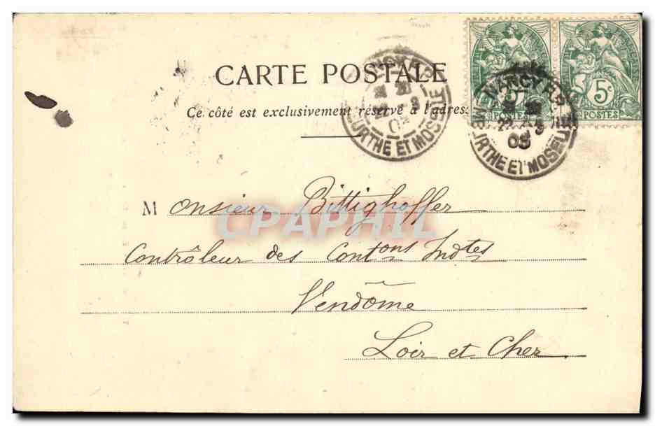 CPA Nancy Eglise St Epvre Vue de cote  — Rückseite