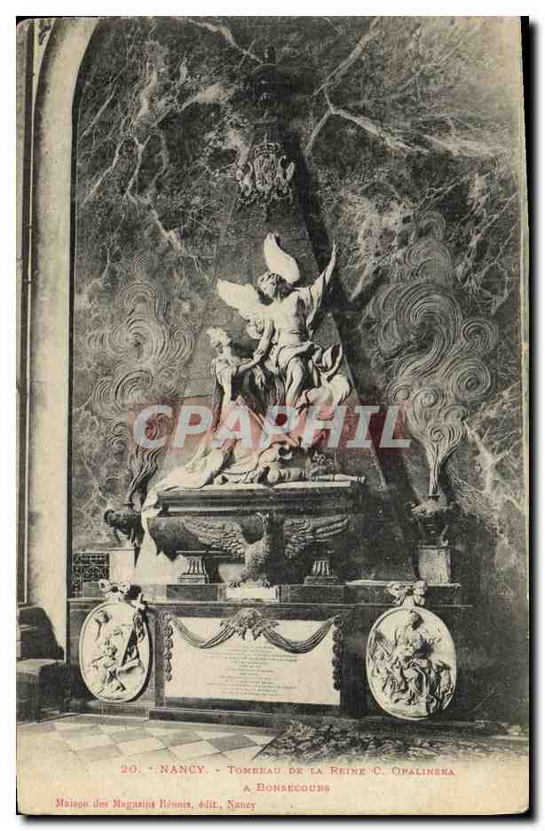 CPA Nancy Tombeau De La Reine Opalisnka a Bonsecours 