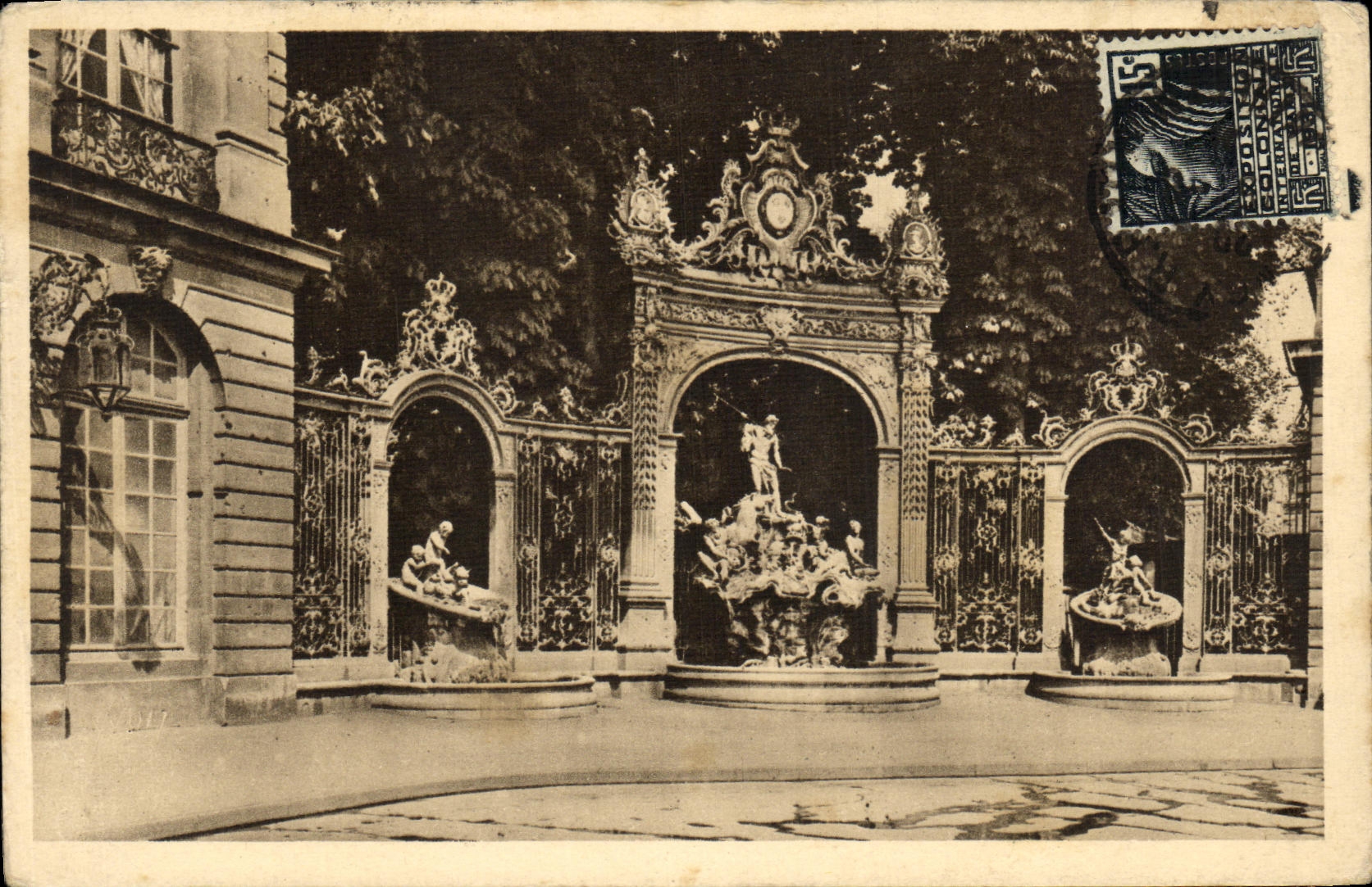 CPA Nancy Place Stanislas Le Bassin de Neptune