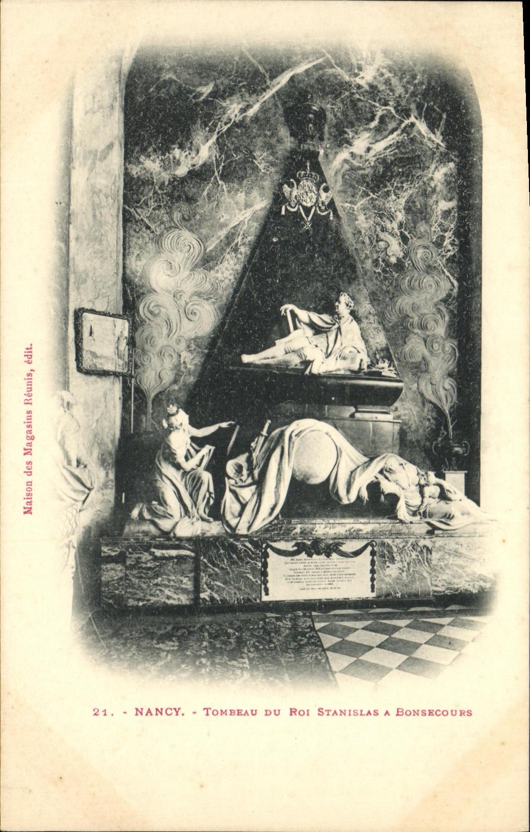 CPA Nancy Tombeau Du Roi Stanislas a Bonsecours