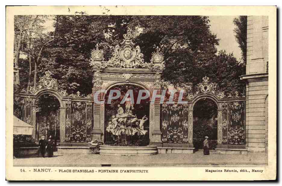 CPA Nancy Place Stanislas Fontaine D Amphitrite
